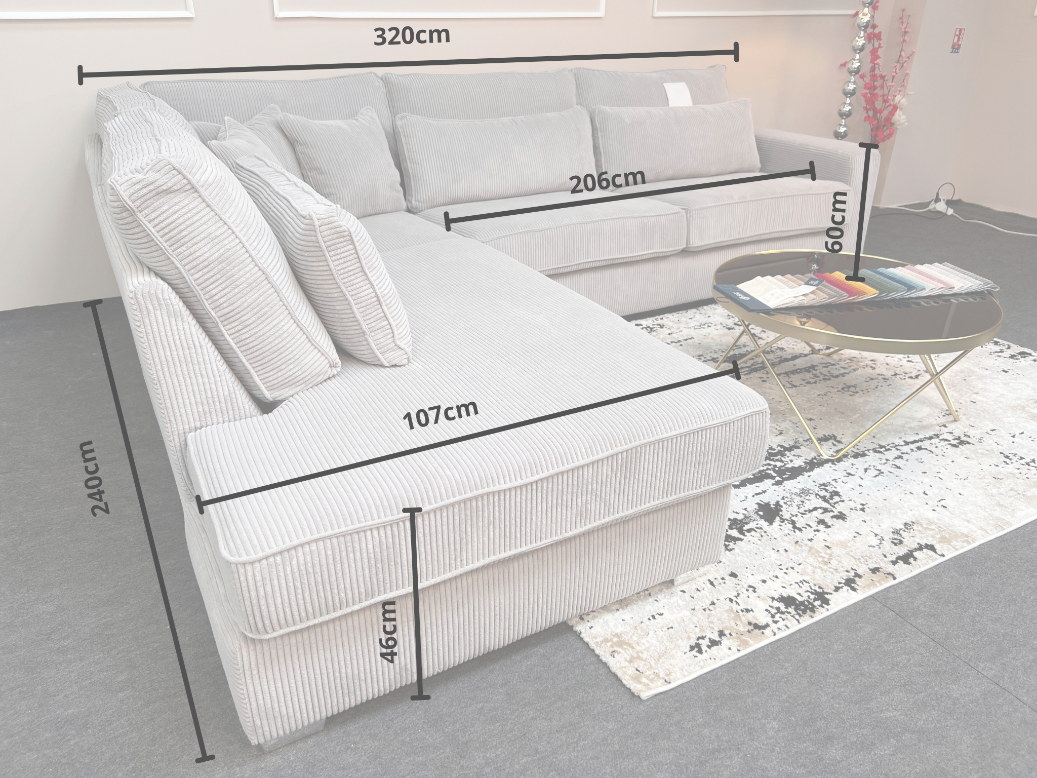 Canapé d'angle Coast - Möbel Unique