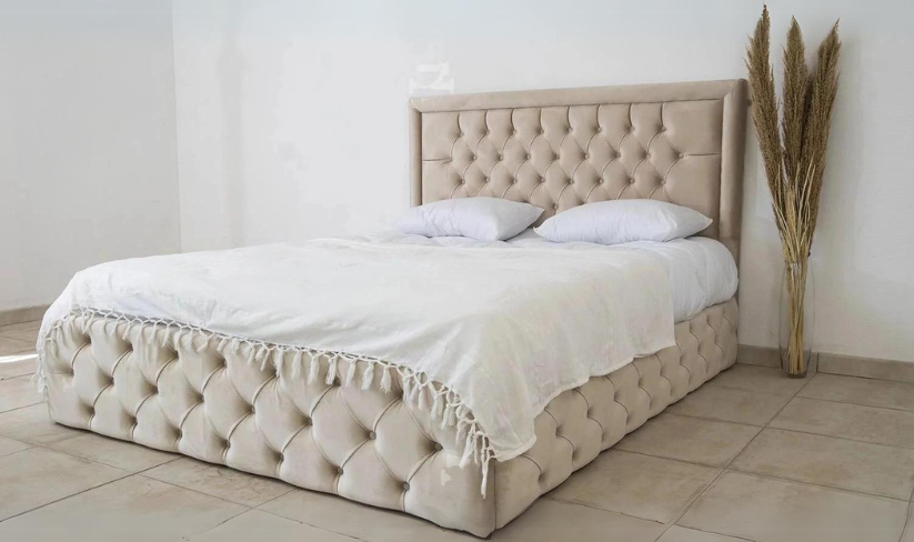 Cadre de Lit Roma - Beige - Möbel Unique