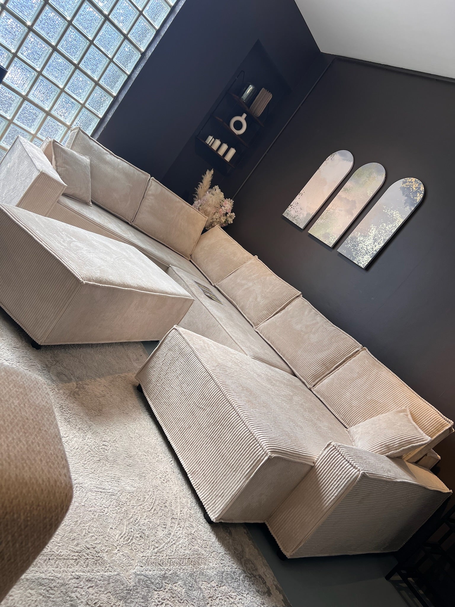 Canapé panoramique Lina U - Möbel Unique