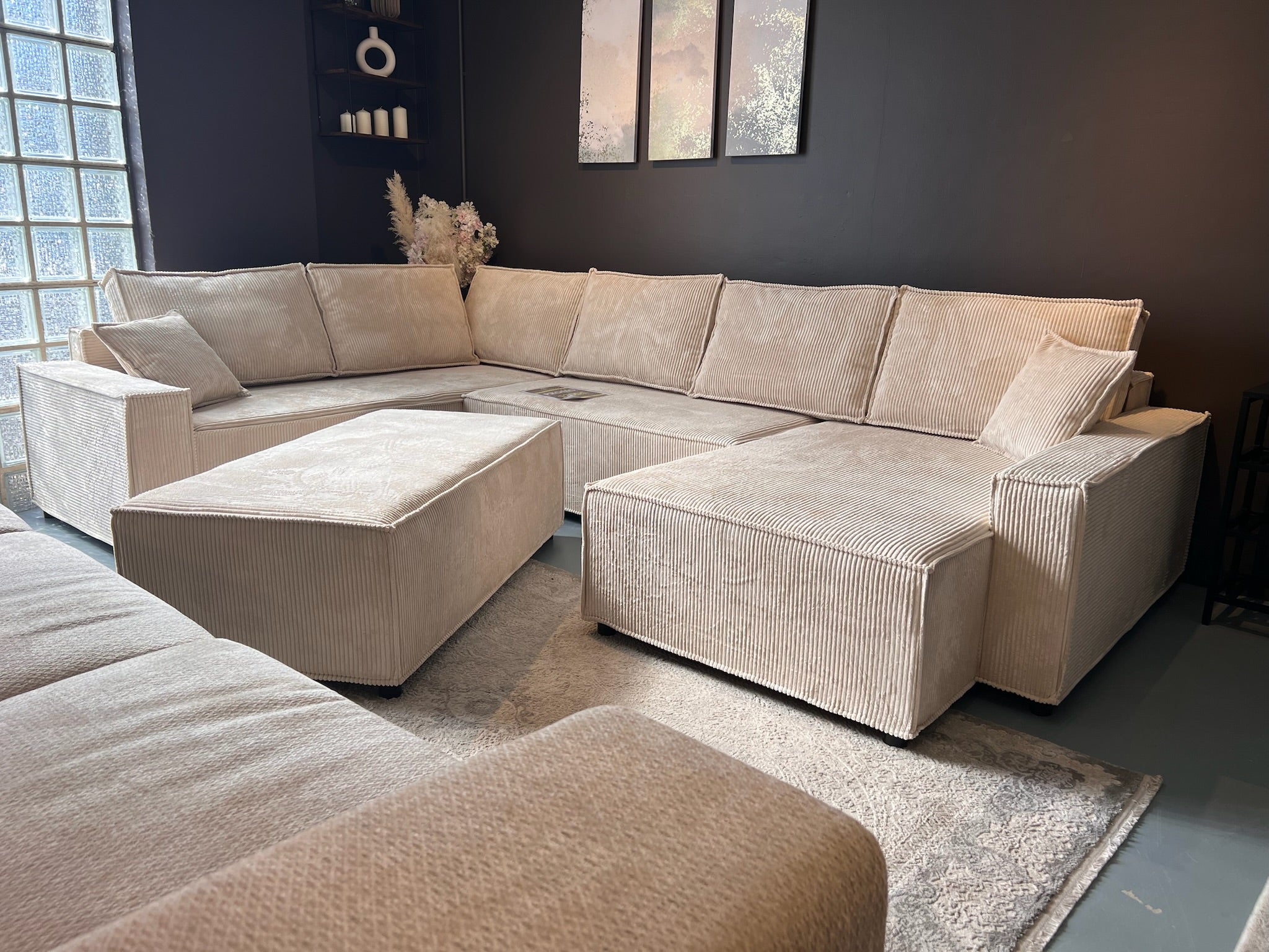 Canapé panoramique Lina U - Möbel Unique