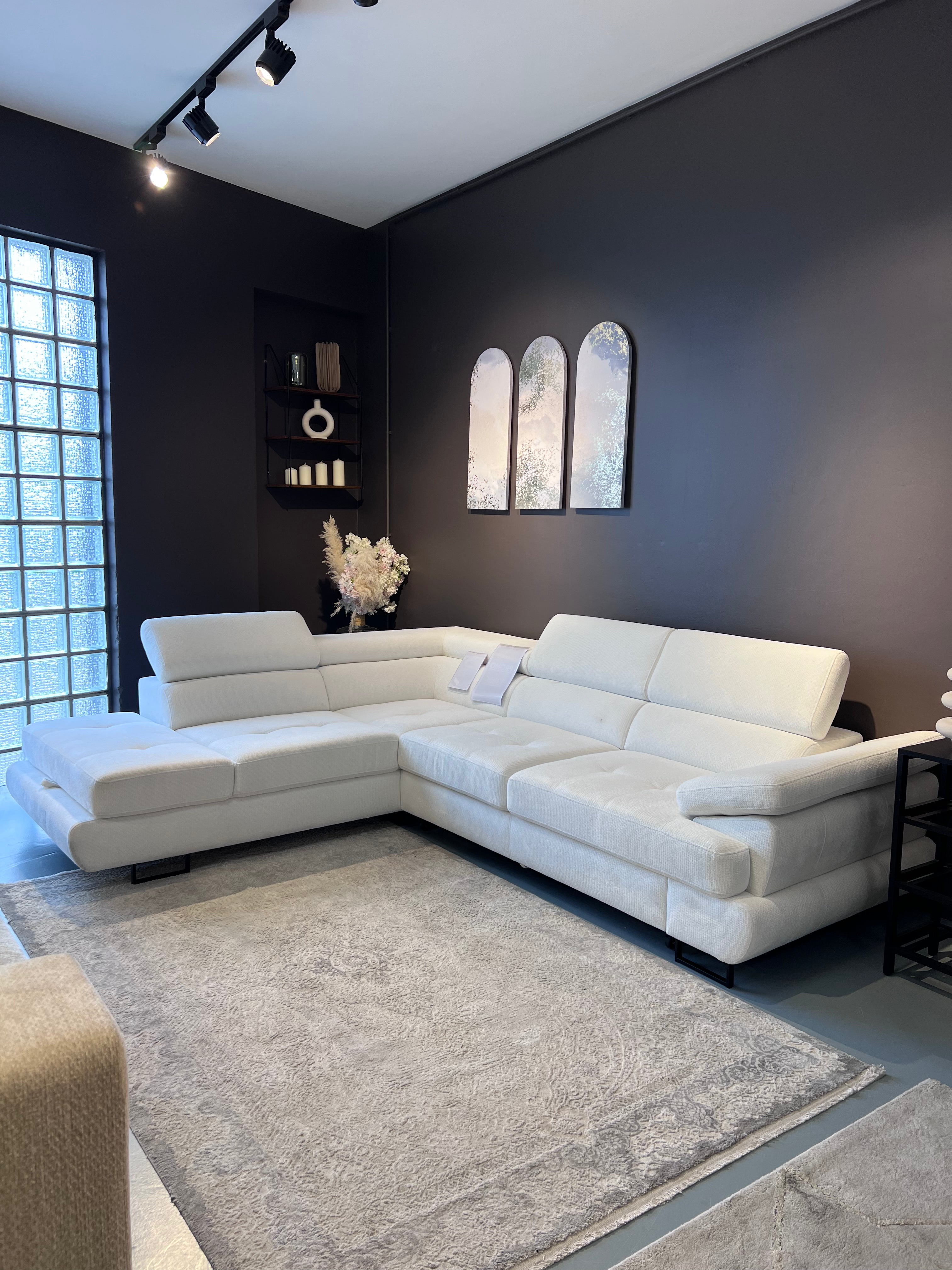 Canapé d'angle Luton - Möbel Unique