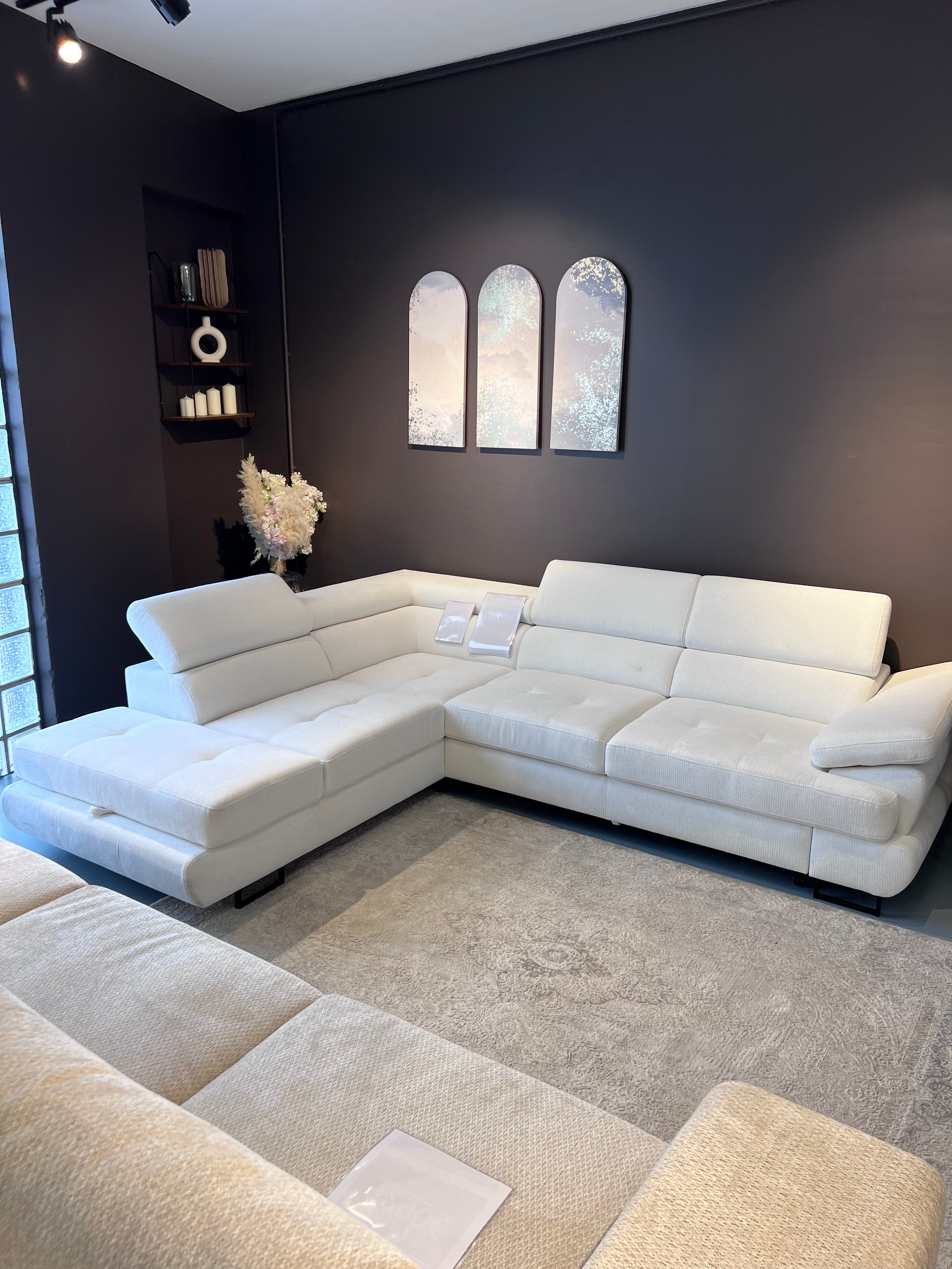 Canapé d'angle Luton - Möbel Unique