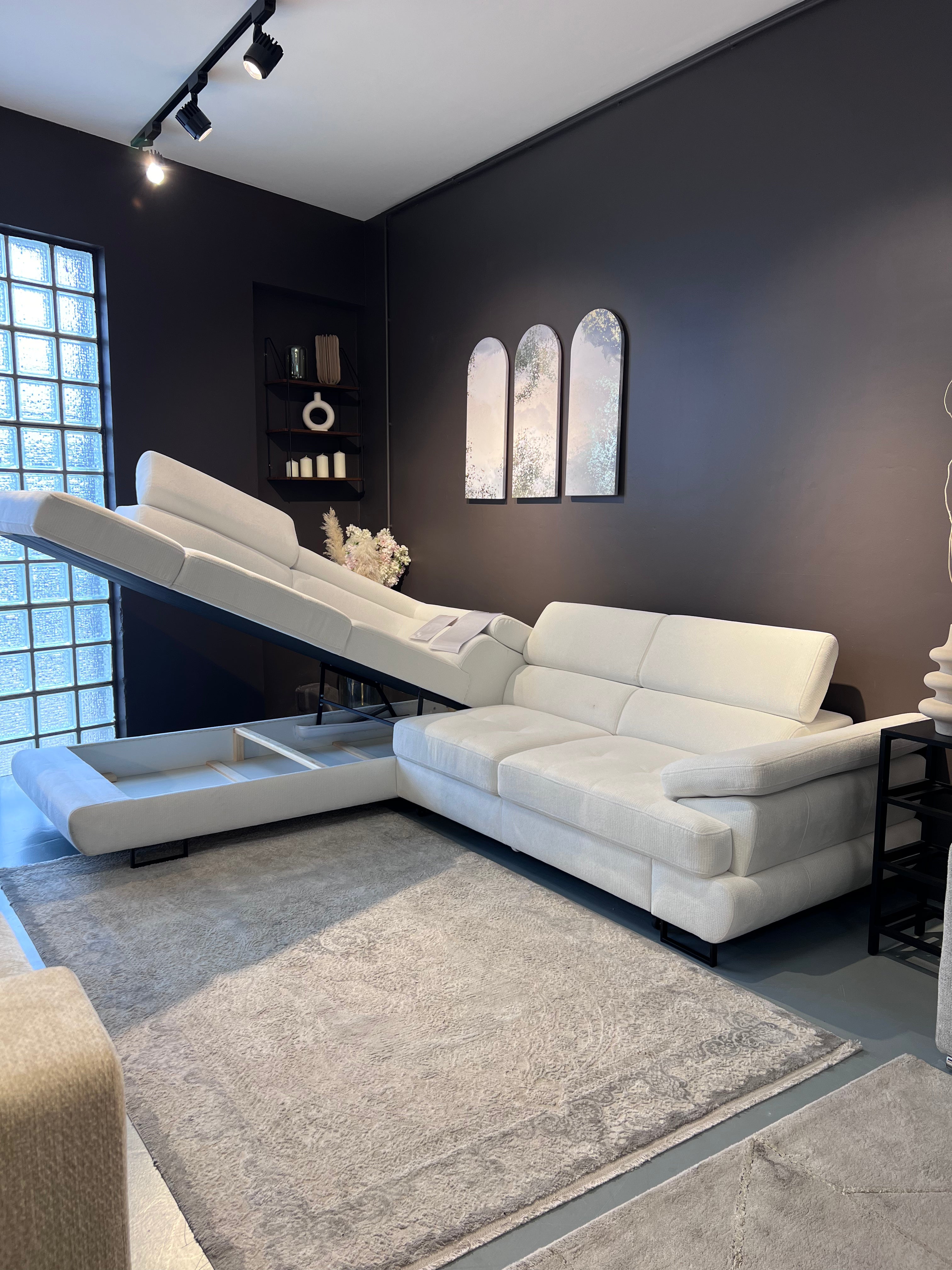 Canapé d'angle Luton - Möbel Unique