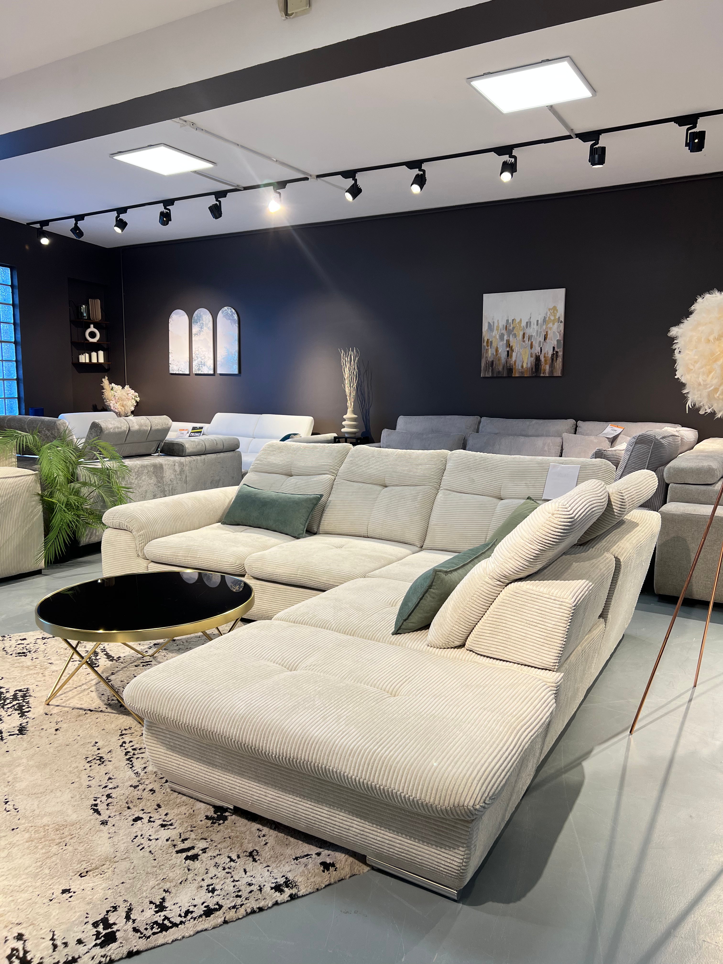 Canapé d'angle Andy L - Möbel Unique