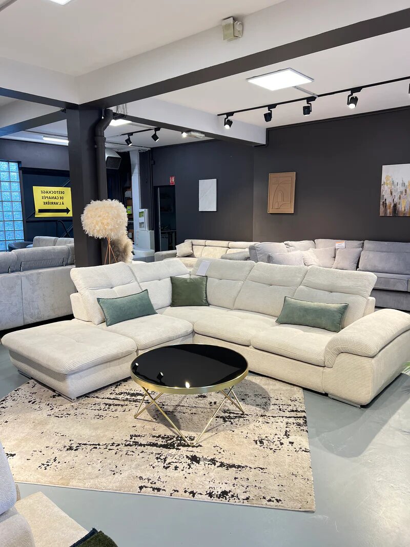 Canapé d'angle Andy L - Möbel Unique