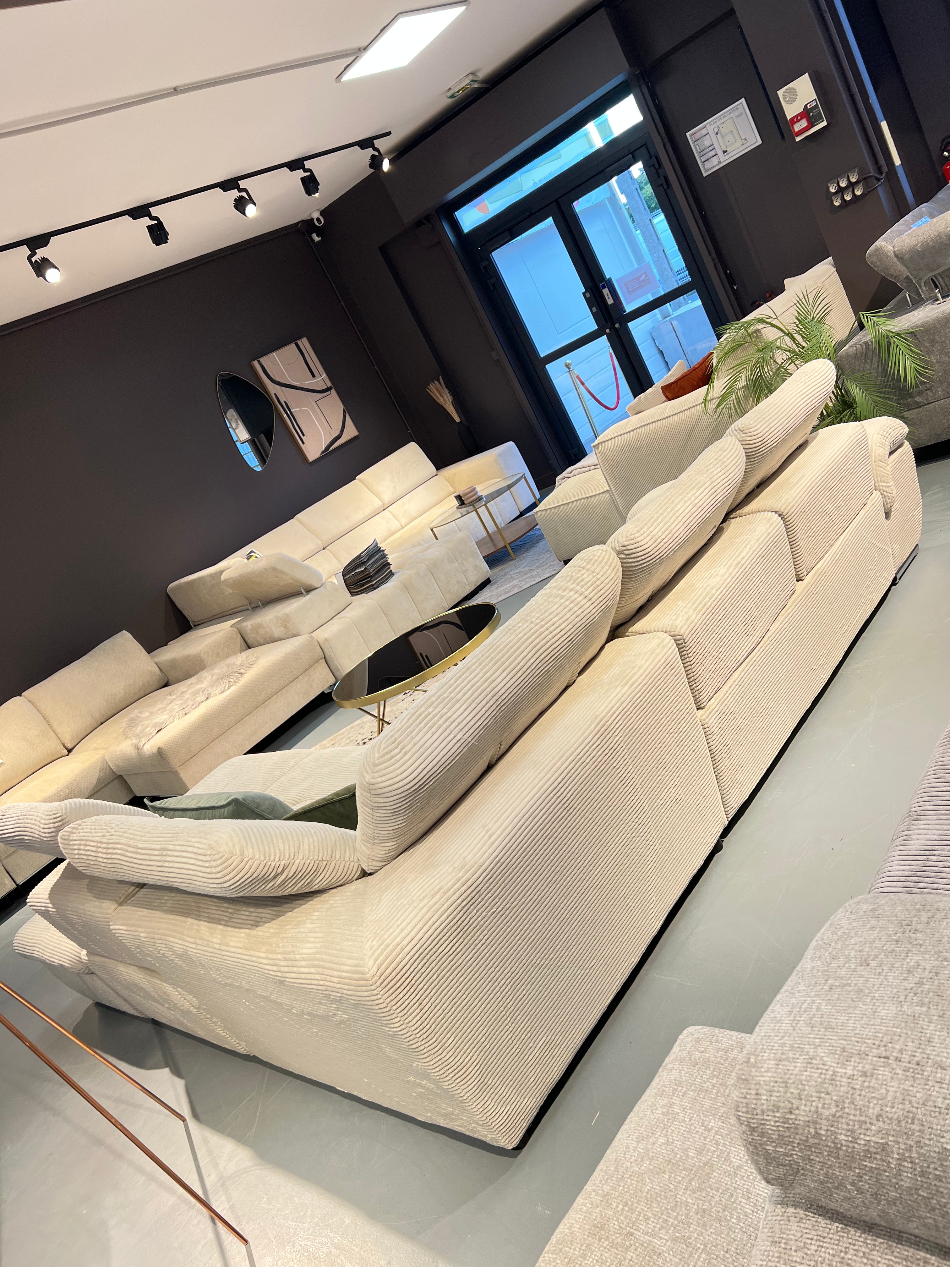 Canapé d'angle Andy L - Möbel Unique