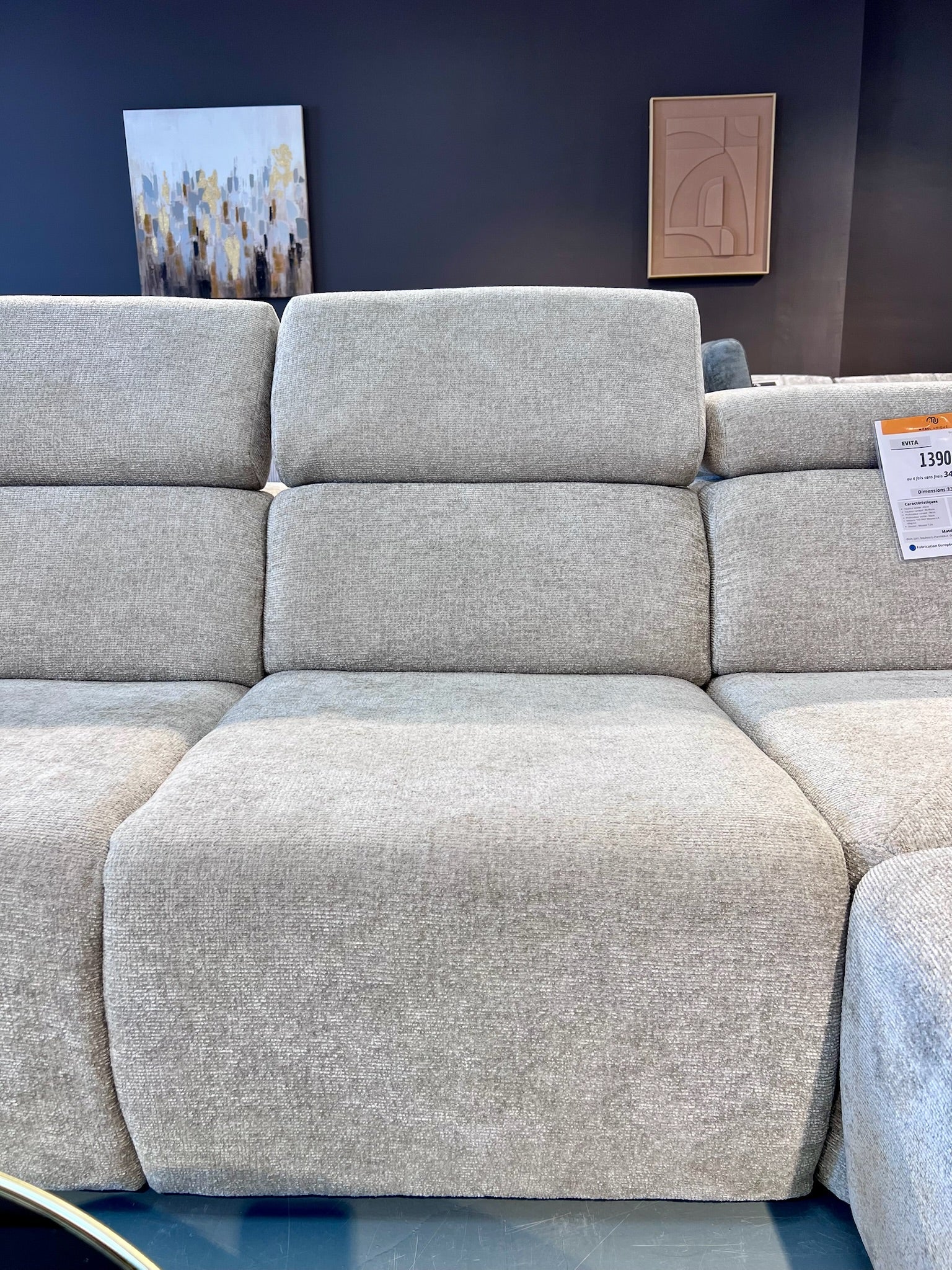 Canapé d'angle Evita - Möbel Unique