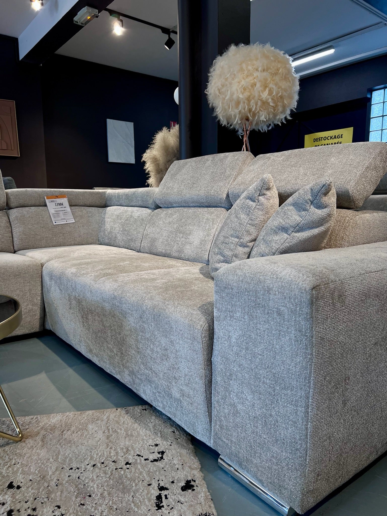 Canapé d'angle Evita - Möbel Unique