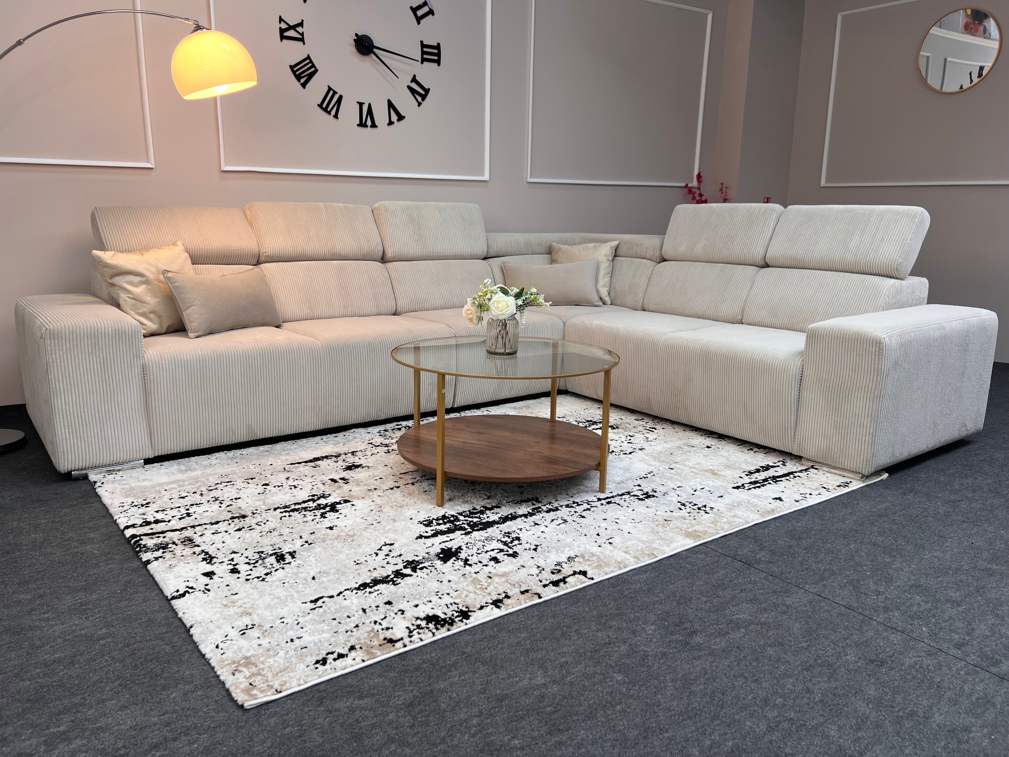 Canapé d'angle Evita - Möbel Unique