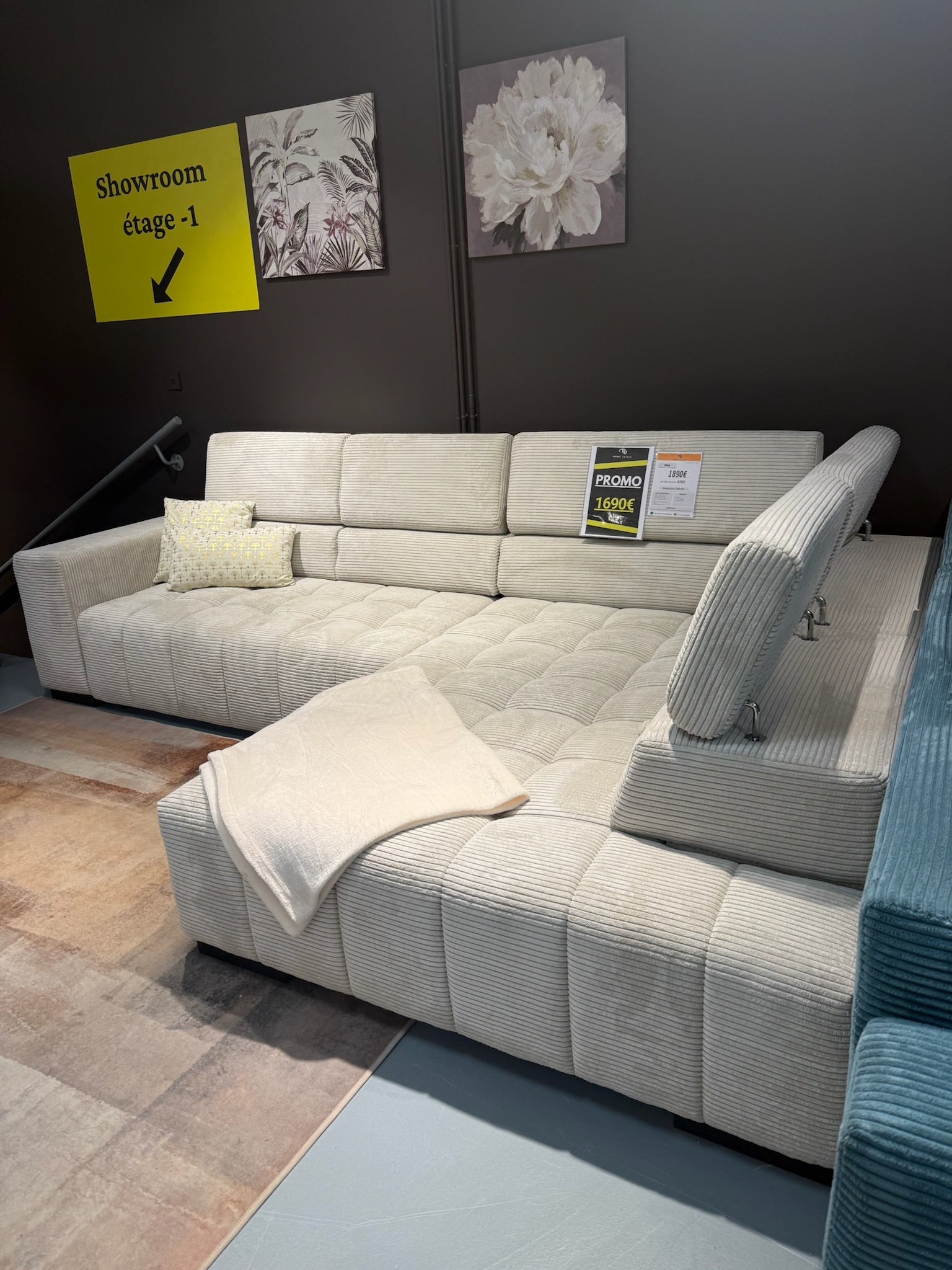 Canapé d'angle Elias - Möbel Unique