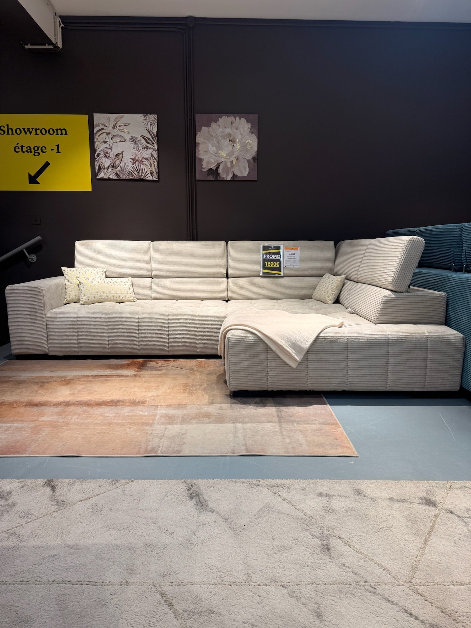 Canapé d'angle Elias - Möbel Unique