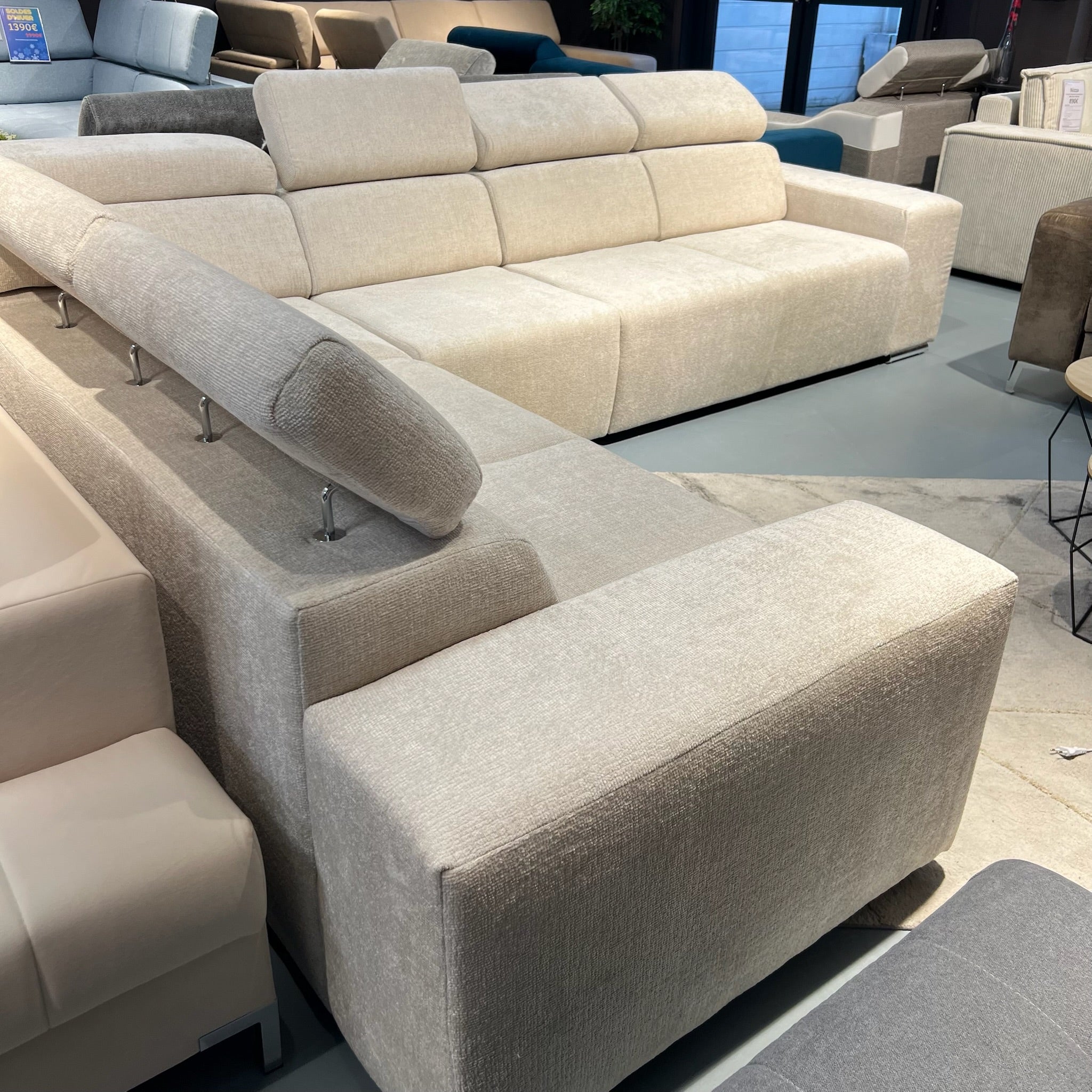 Canapé d'angle Evita - Möbel Unique