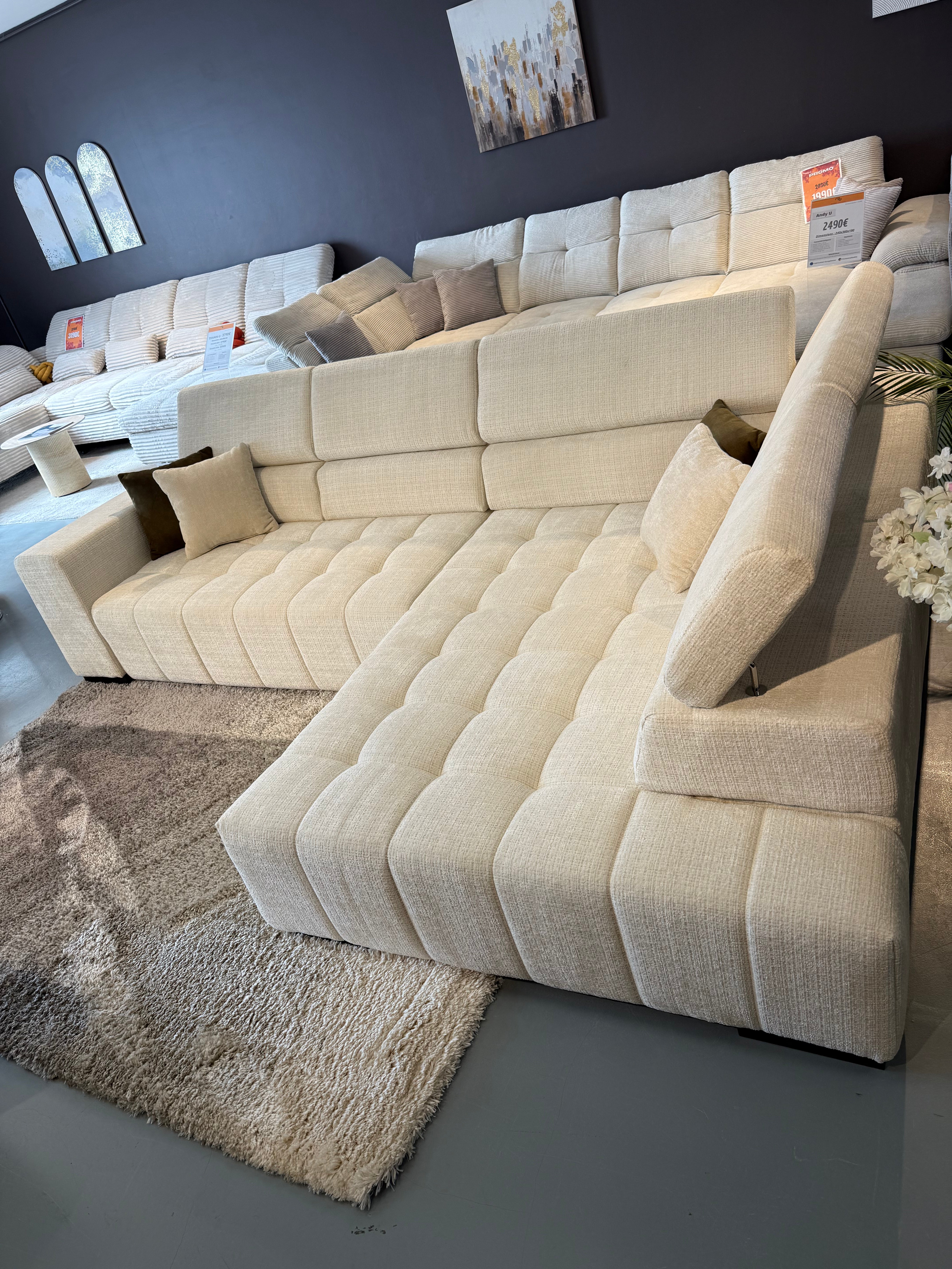 Canapé d'angle Elias - Möbel Unique