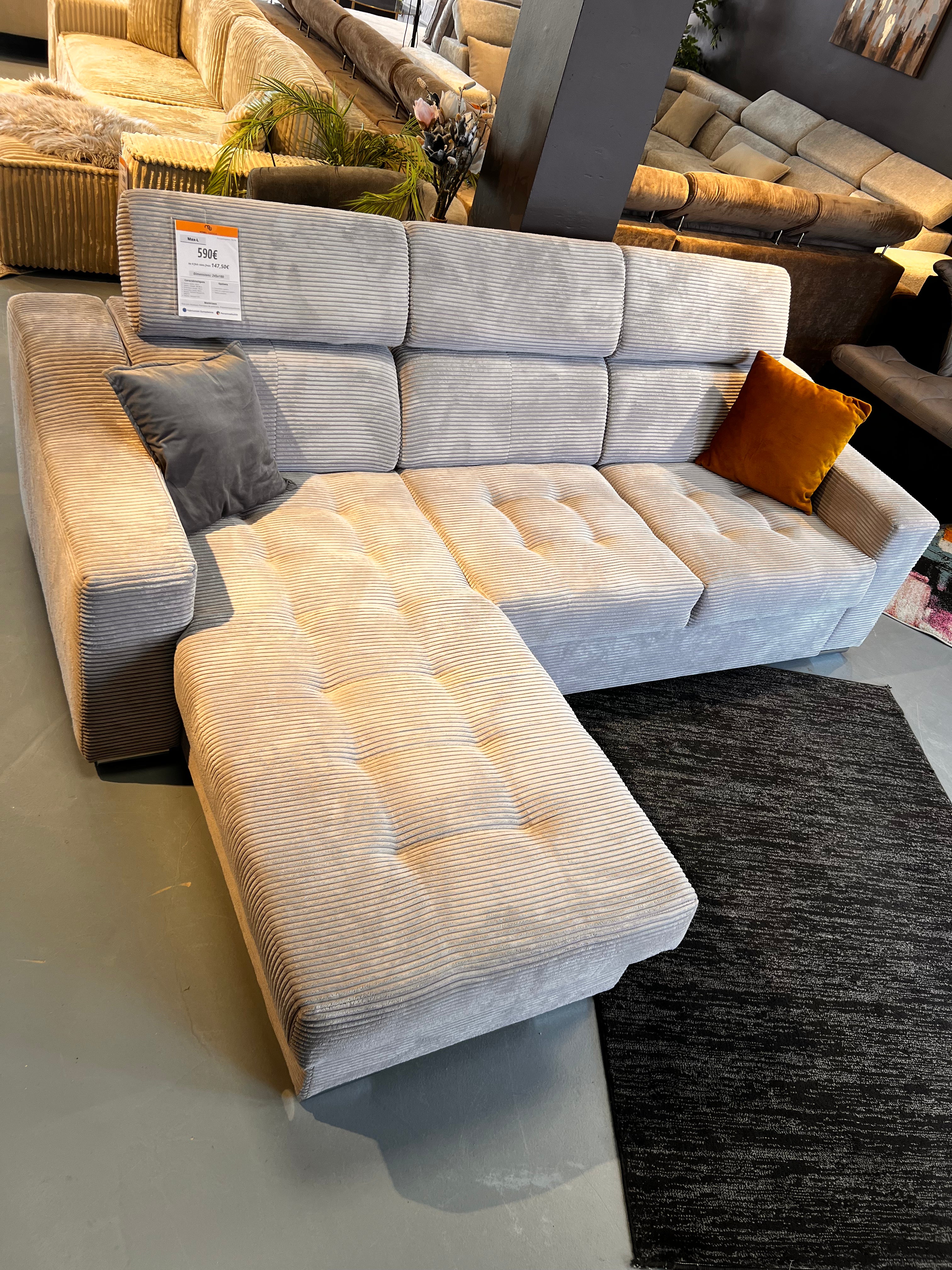 Canapé d'angle Max - Möbel Unique