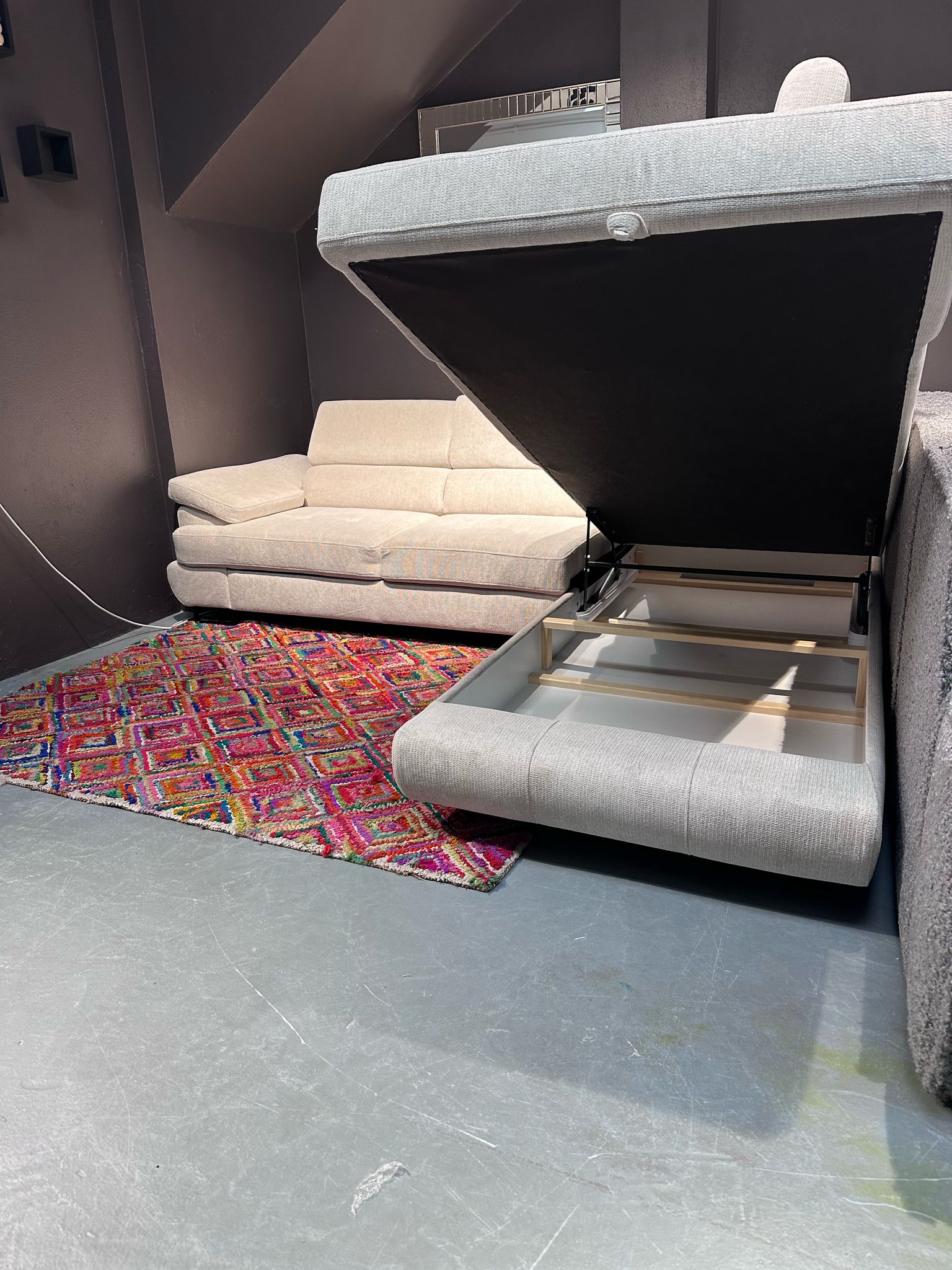 Canapé d'angle Luton - Möbel Unique