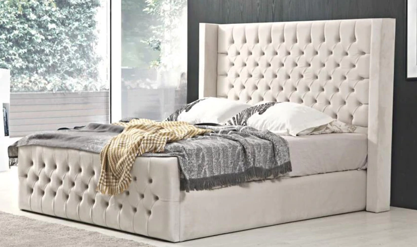 Cadre de Lit Clouté - Bianca - Möbel Unique