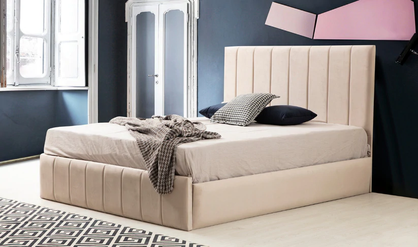 Cadre de Lit Polo - Beige - Möbel Unique