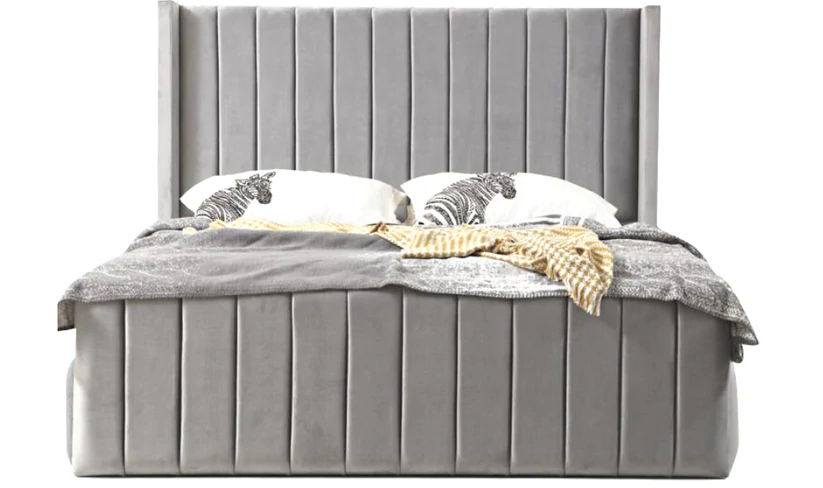 Cadre de Lit Tokyo - Gris - Möbel Unique