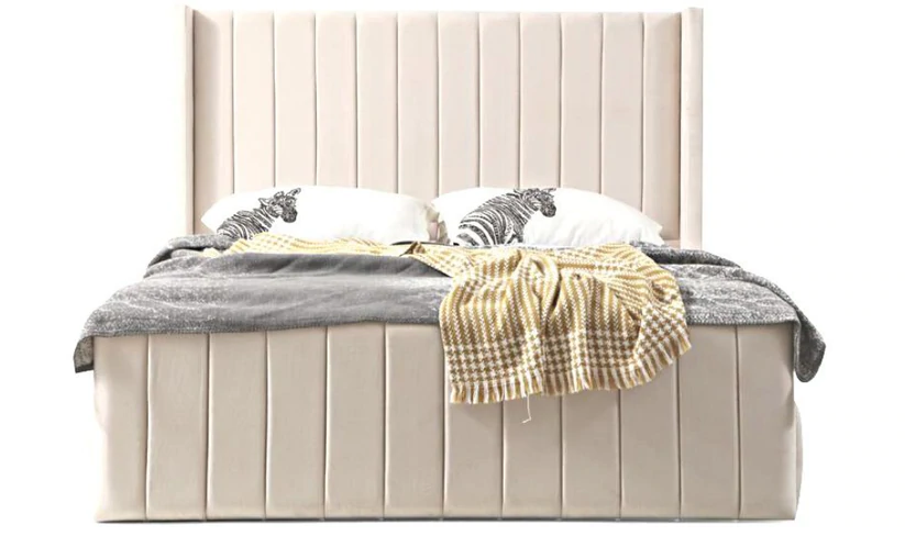 Cadre de Lit Tokyo - Blanc Cassé - Möbel Unique