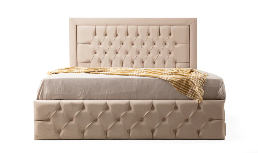 Cadre de Lit Roma - Beige - Möbel Unique