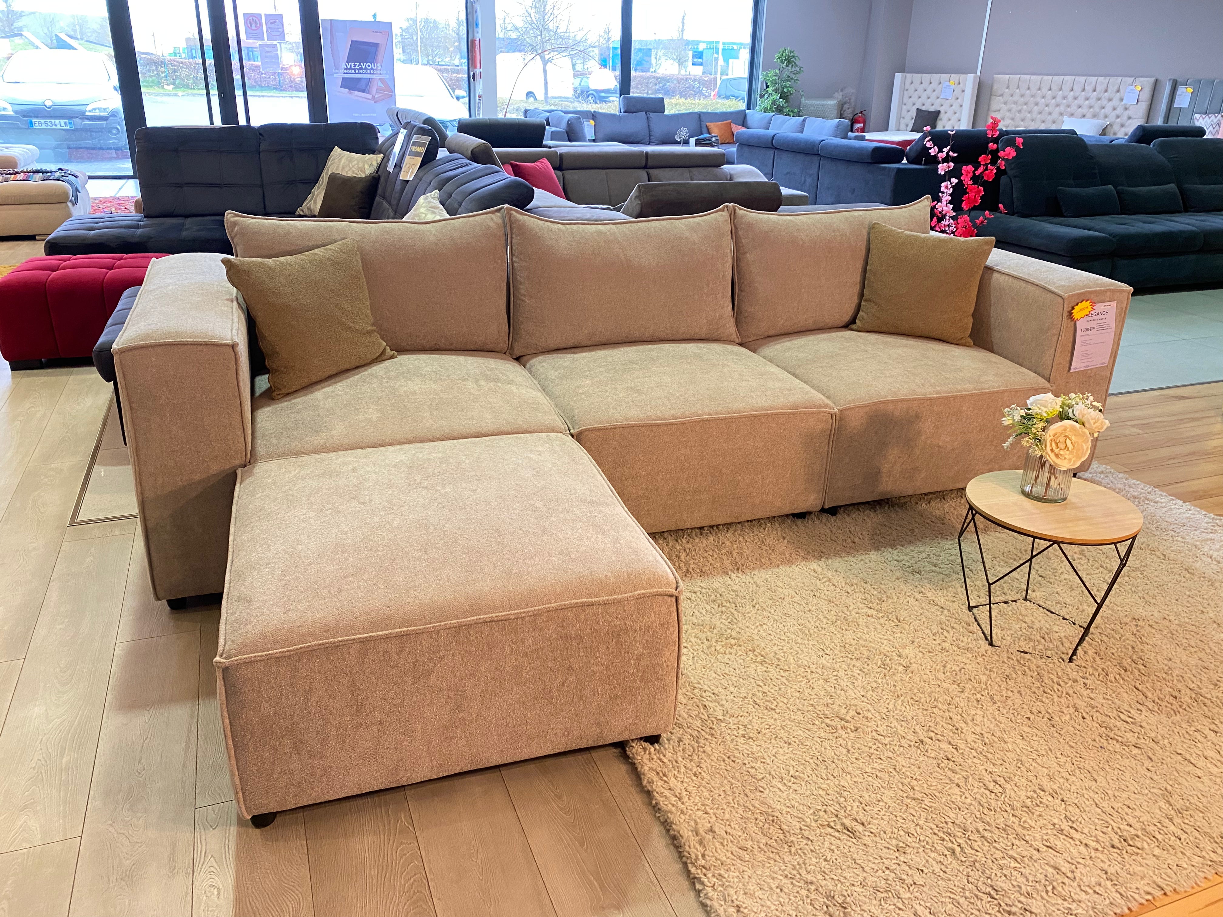 Canapé ELEGANCE 3+1 Modulable - Möbel Unique
