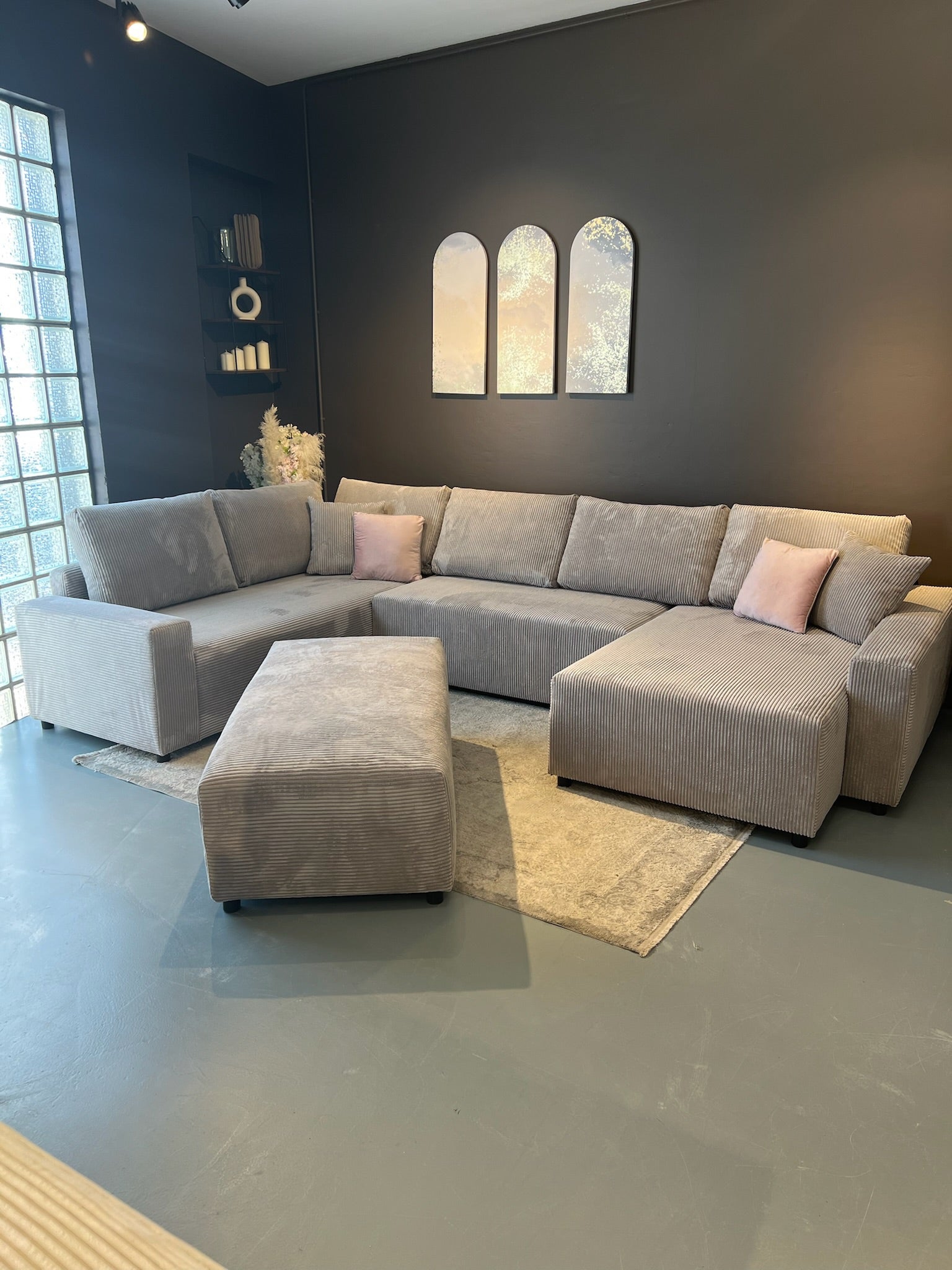 Canapé panoramique Lina U - Möbel Unique