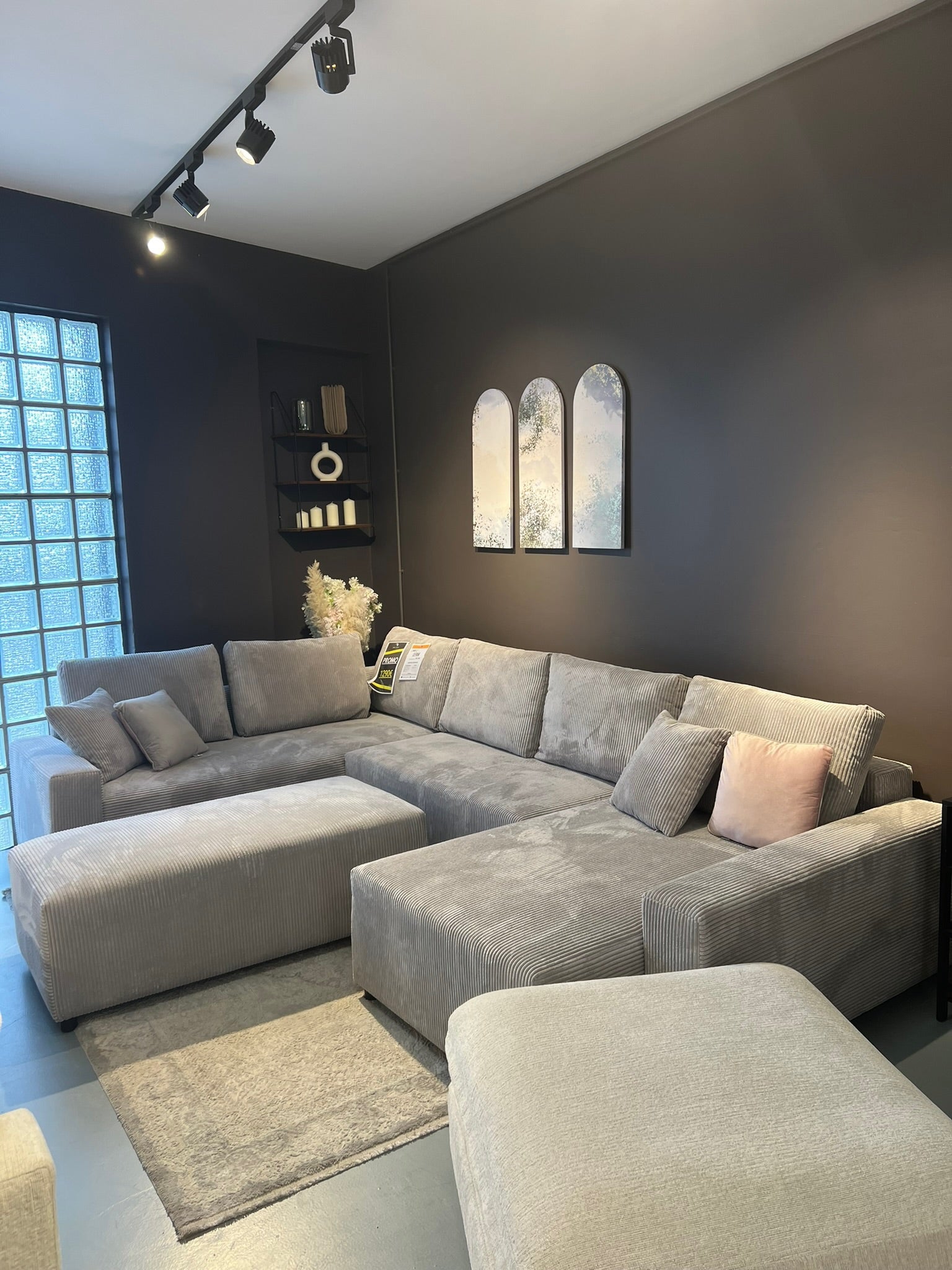 Canapé panoramique Lina U - Möbel Unique