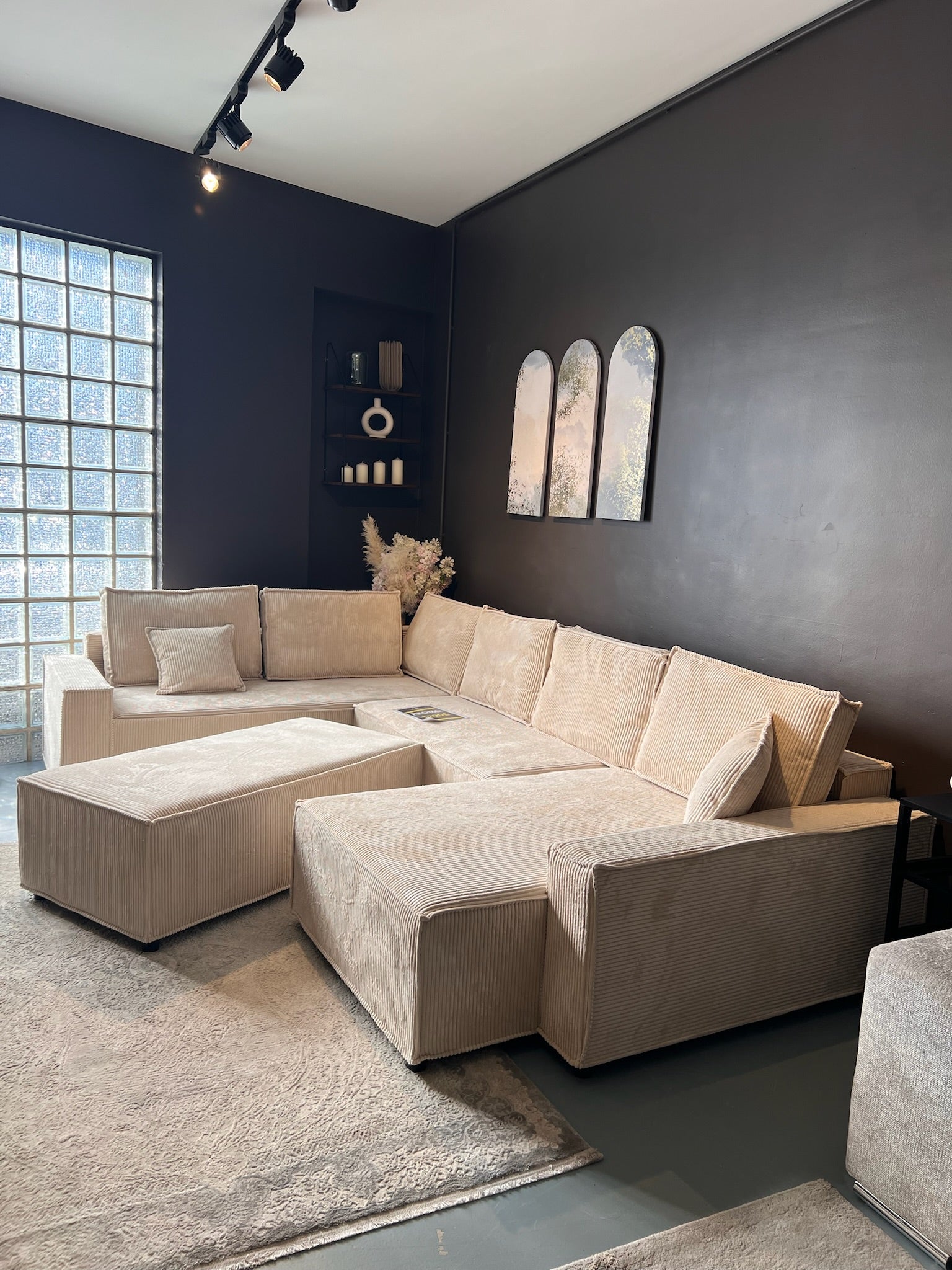 Canapé panoramique Lina U - Möbel Unique