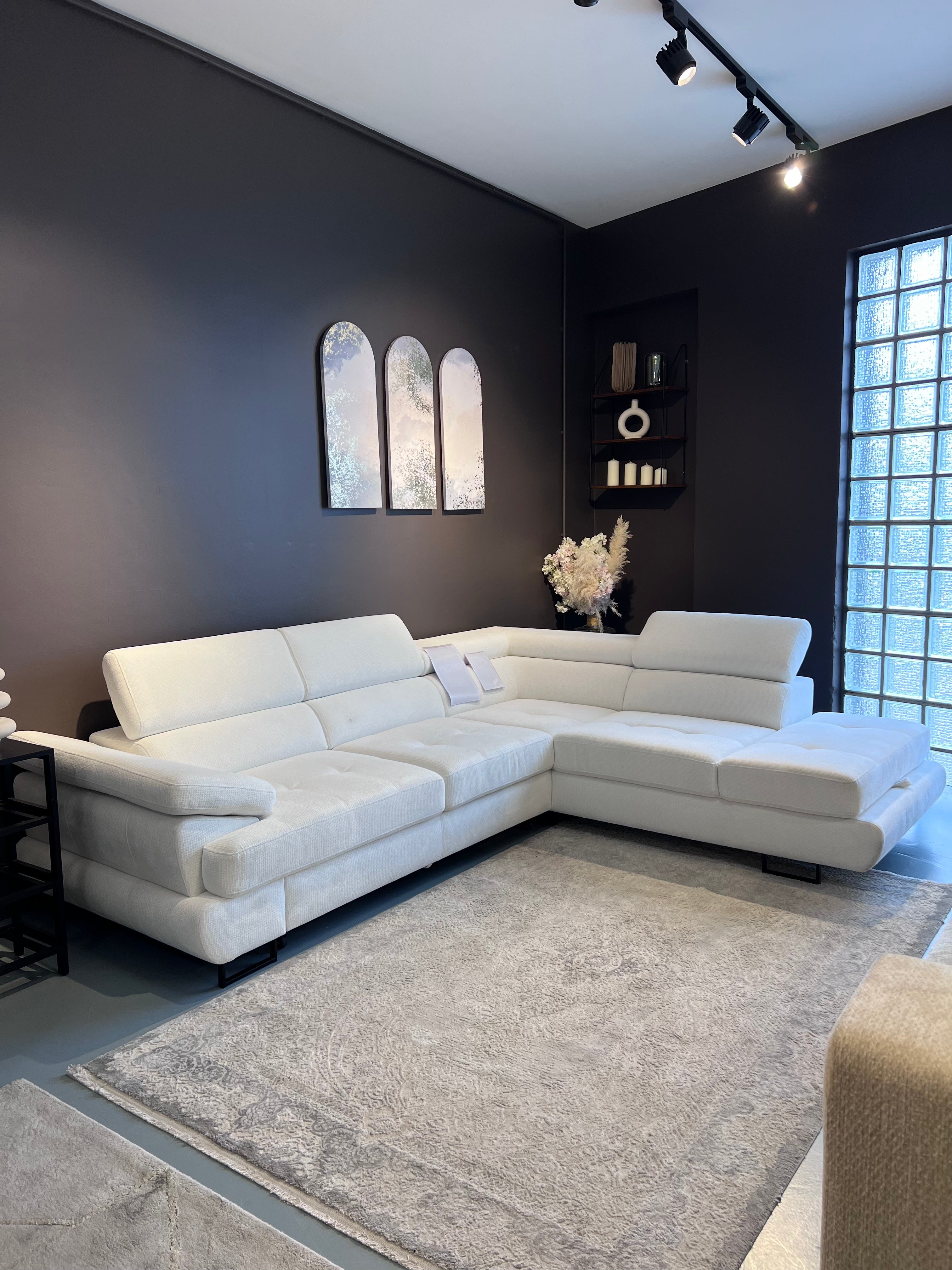 Canapé d'angle Luton - Möbel Unique