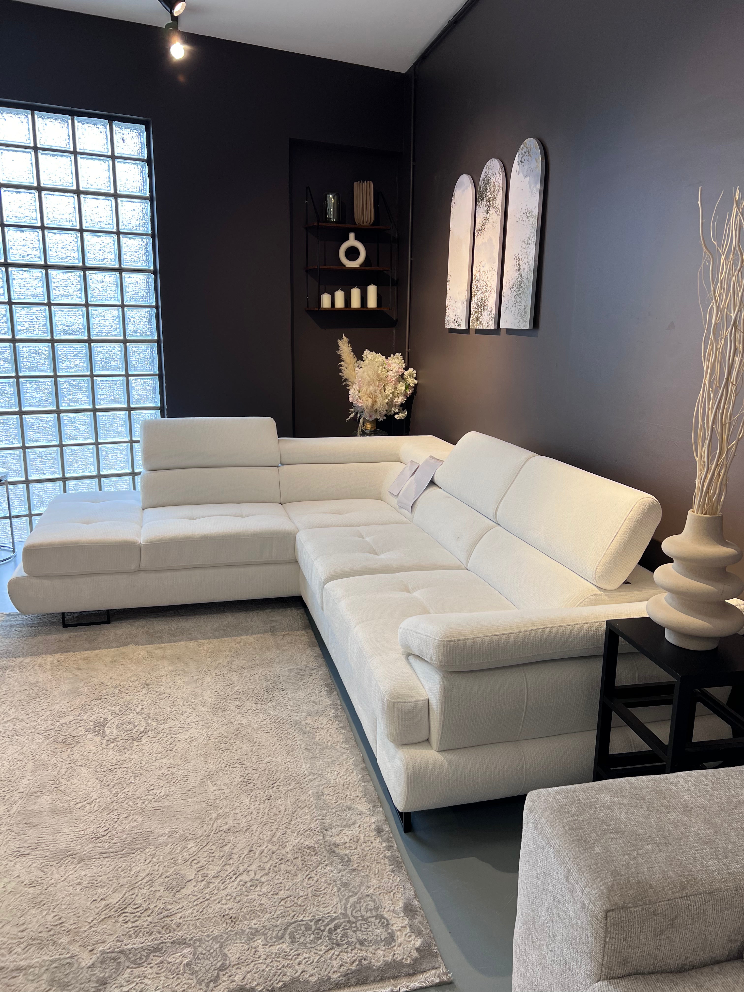 Canapé d'angle Luton - Möbel Unique