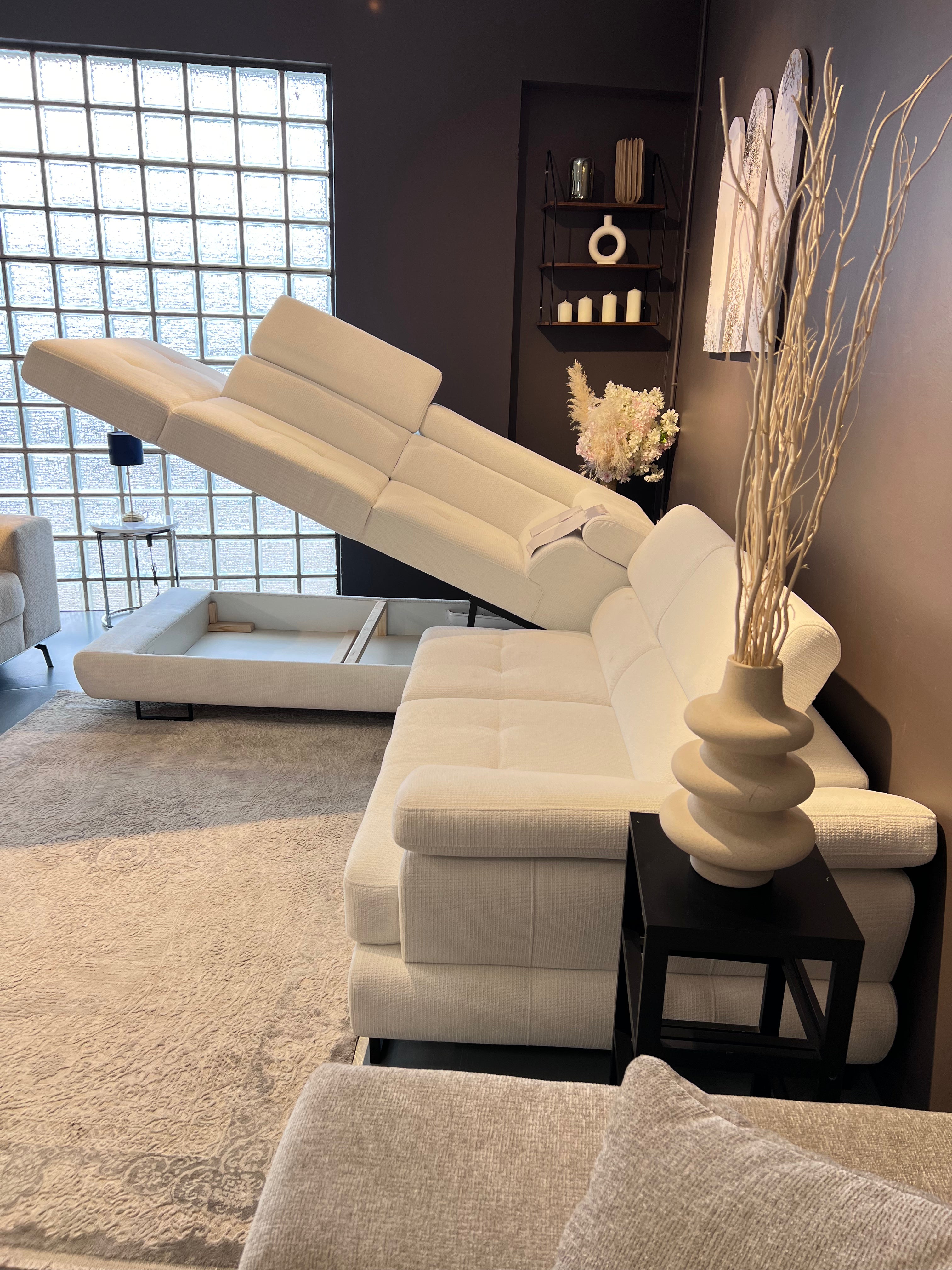 Canapé d'angle Luton - Möbel Unique