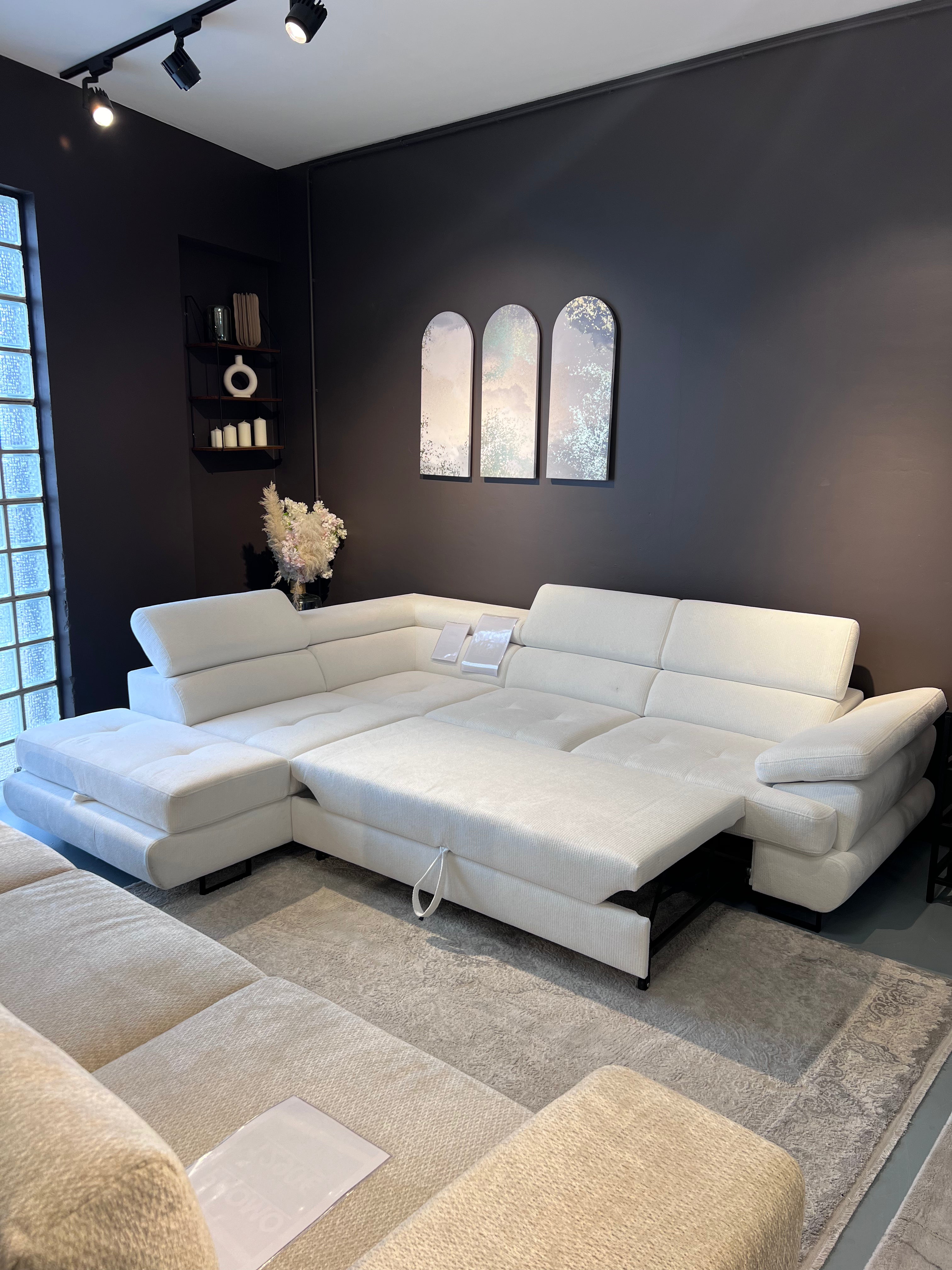 Canapé d'angle Luton - Möbel Unique