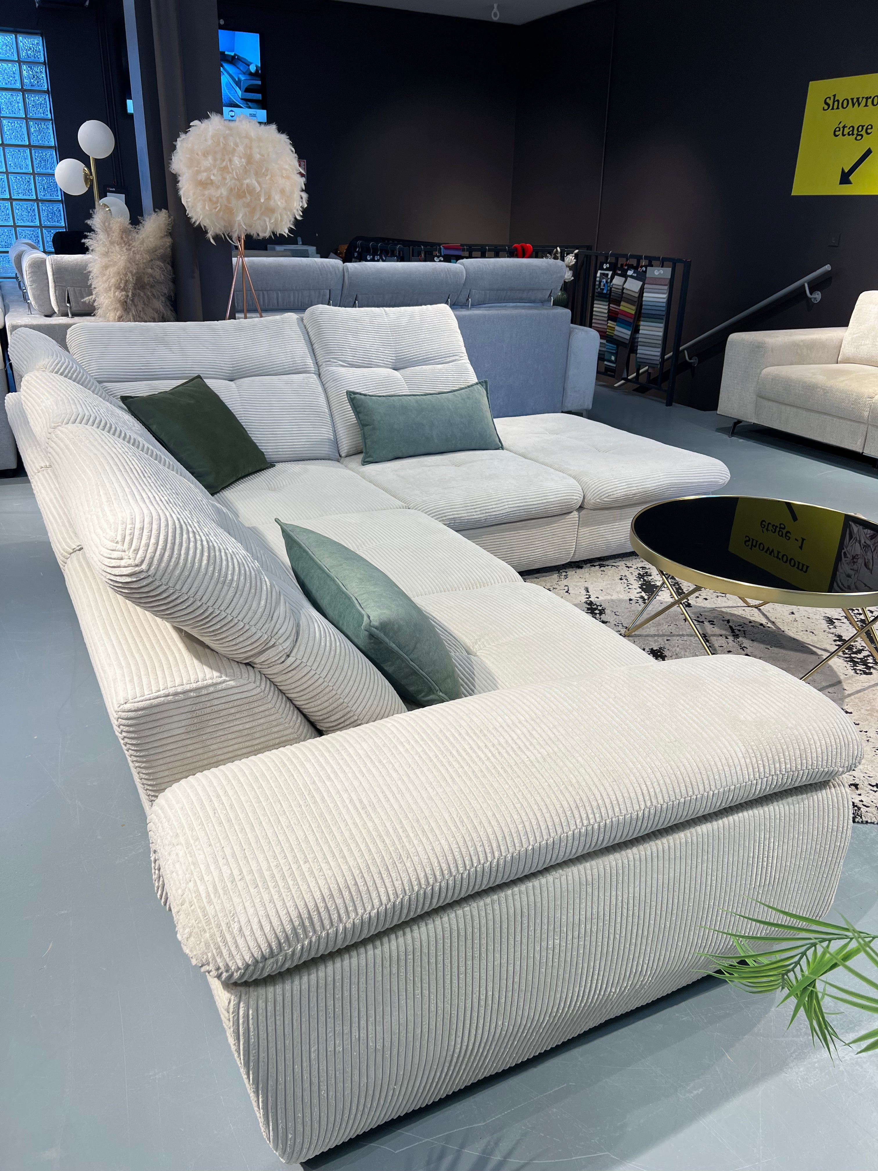 Canapé d'angle Andy L - Möbel Unique