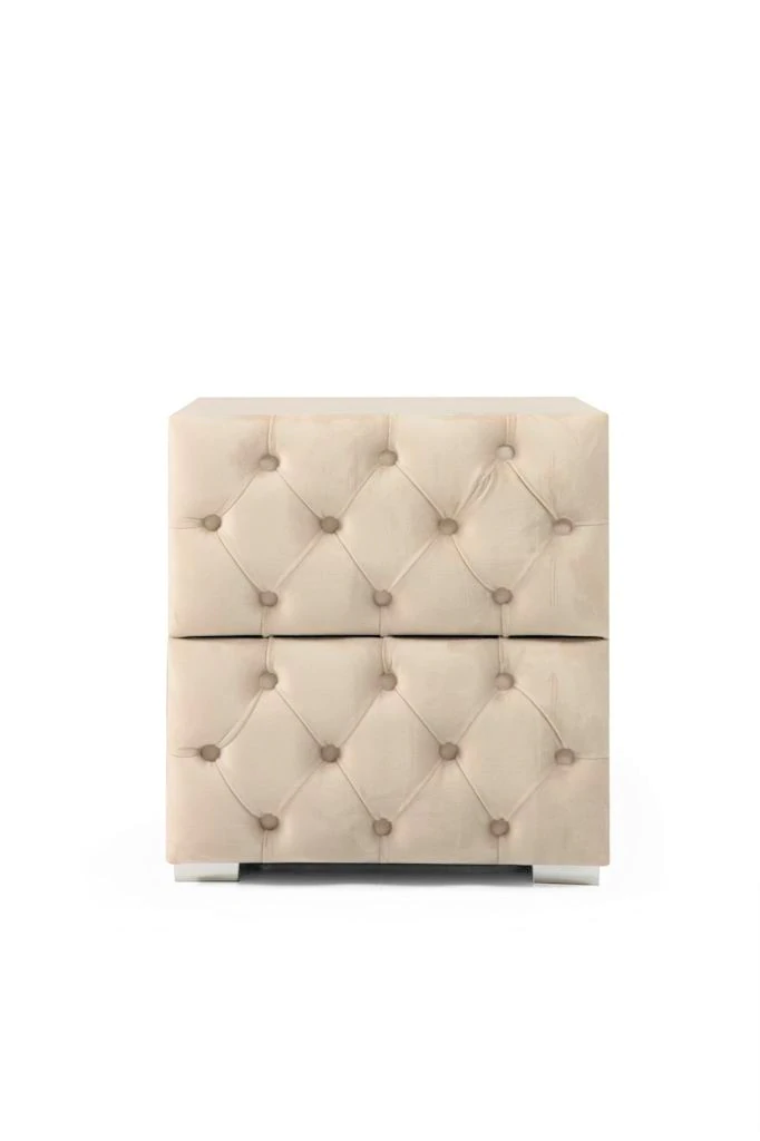 Table de chevet beige - Möbel Unique